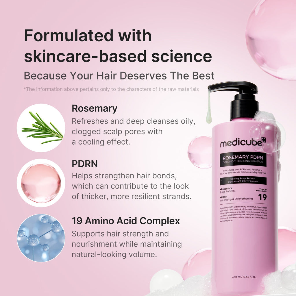Rosemary PDRN Cooling Thickening Shampoo